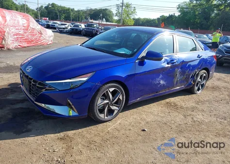 2021 Hyundai Elantra Limited from USA, damaged, VIN KMHLP4AG1MU121416